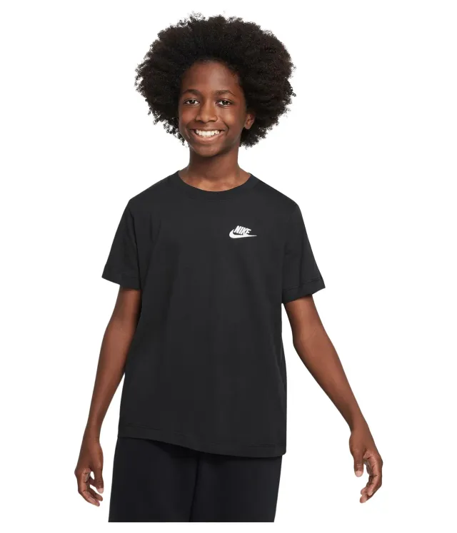 Nike NSW Tee Futura t-shirt bambino nera M