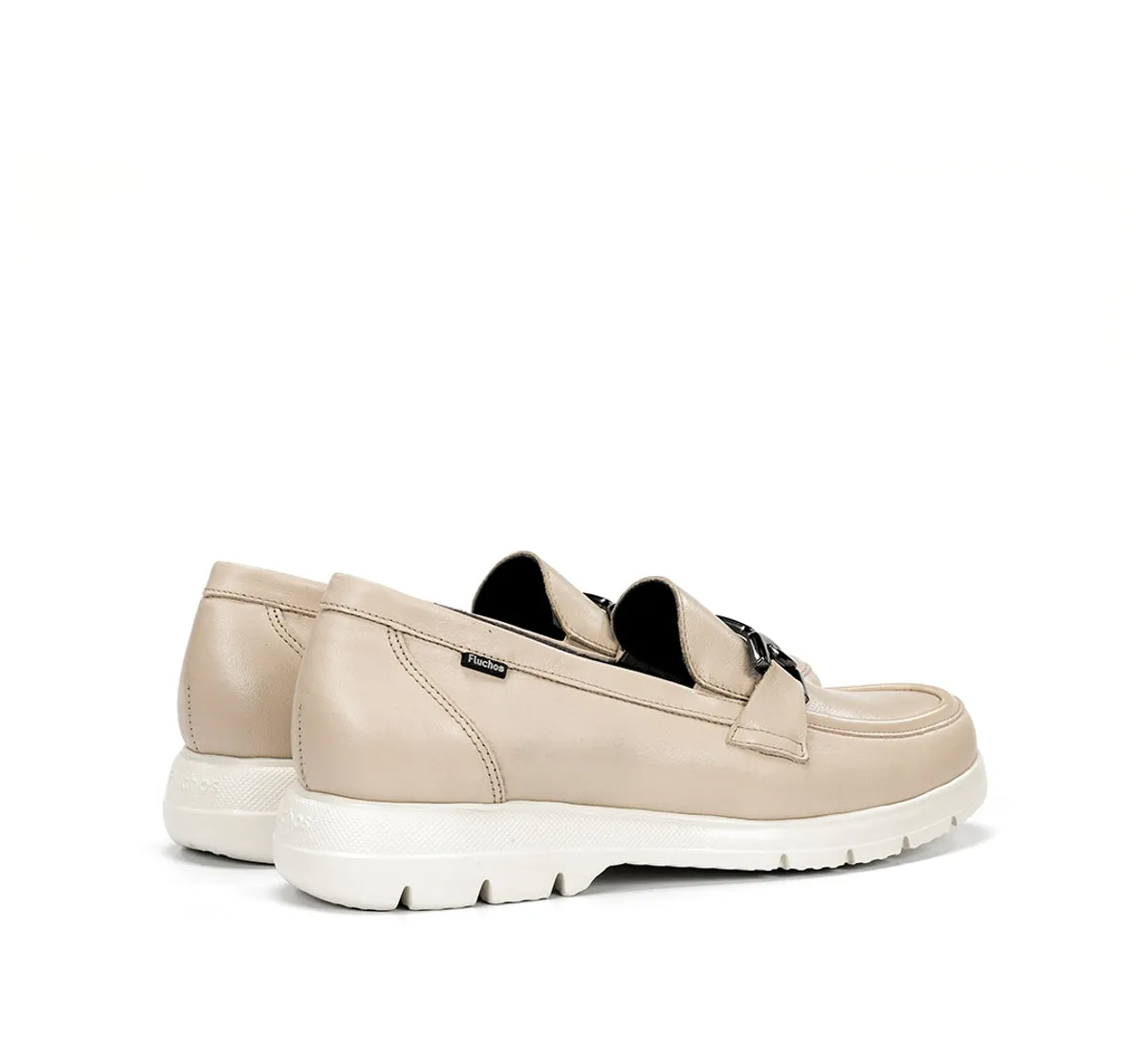 Fluchos Gladis F1794 mocassini donna tortora leggeri