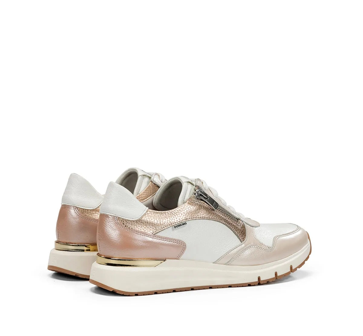 Dorking Serena D9308 sneakers donna taupe pelle