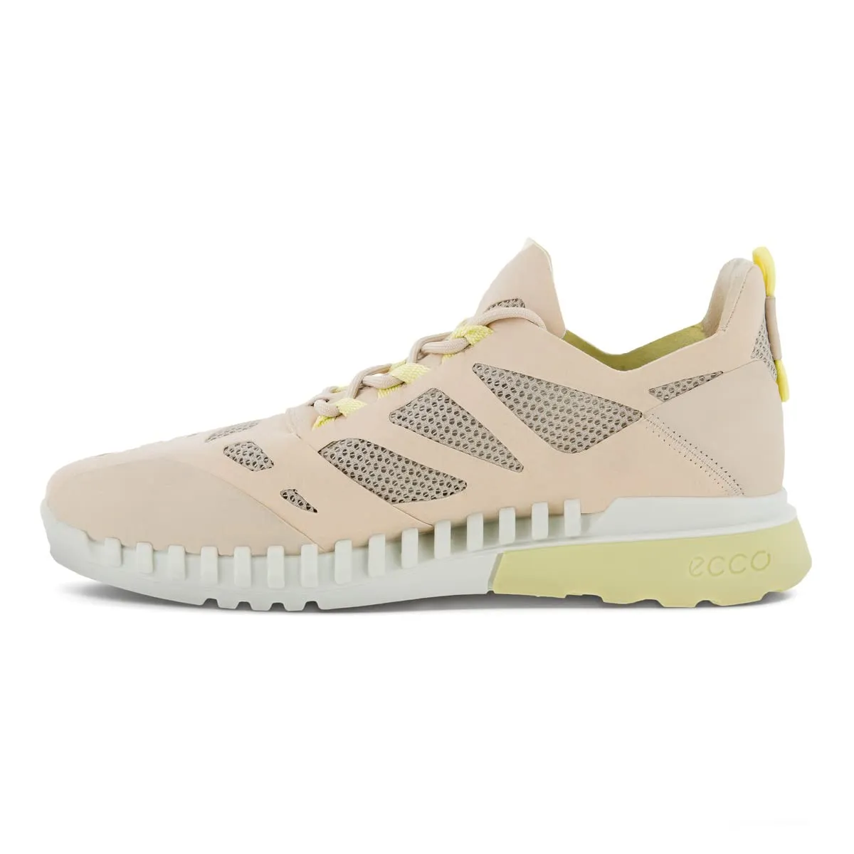 Ecco Zipflex sneakers 36 EU limestone mesh pelle
