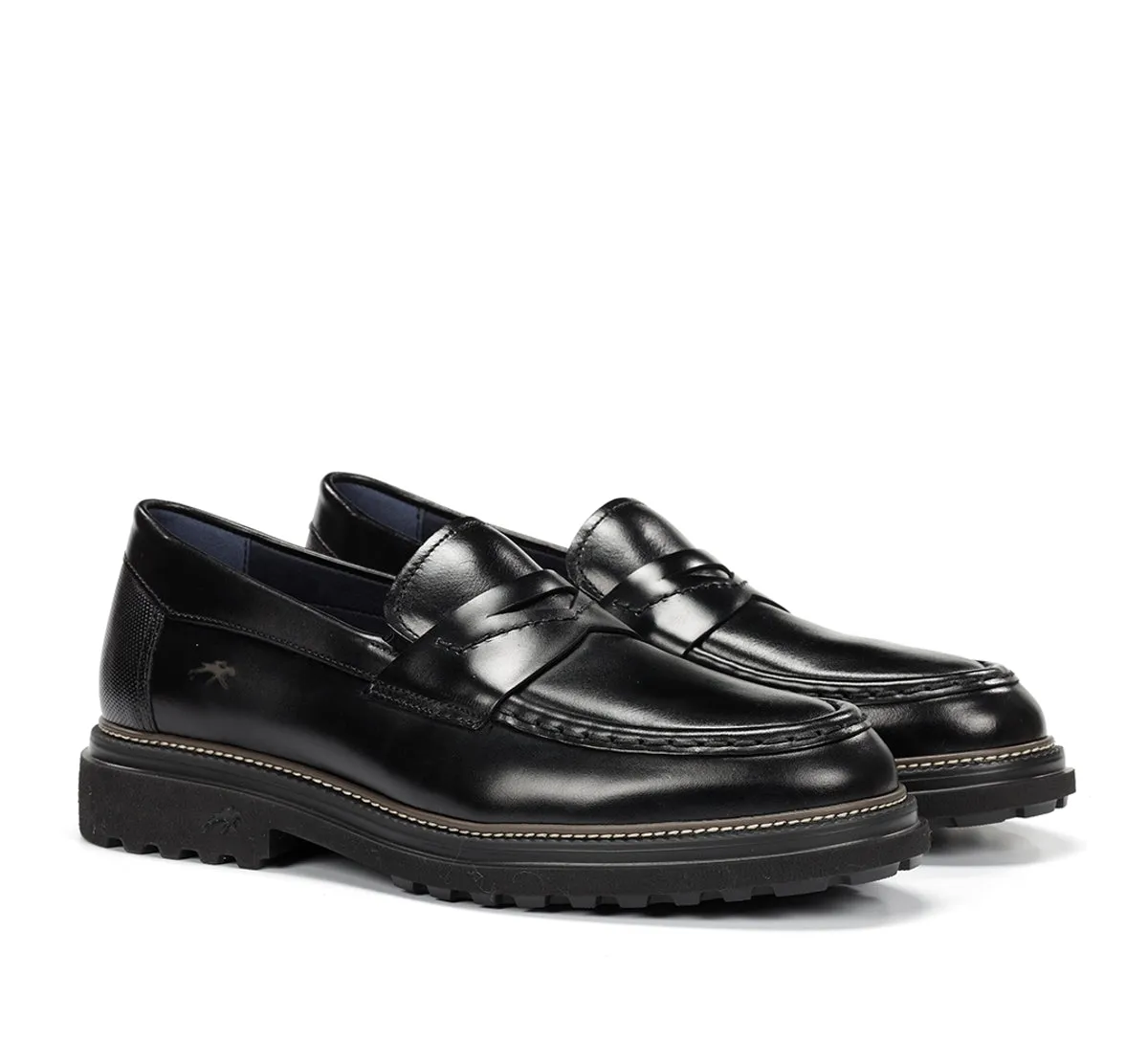 Fluchos Lincon F2058 mocassini uomo neri pelle