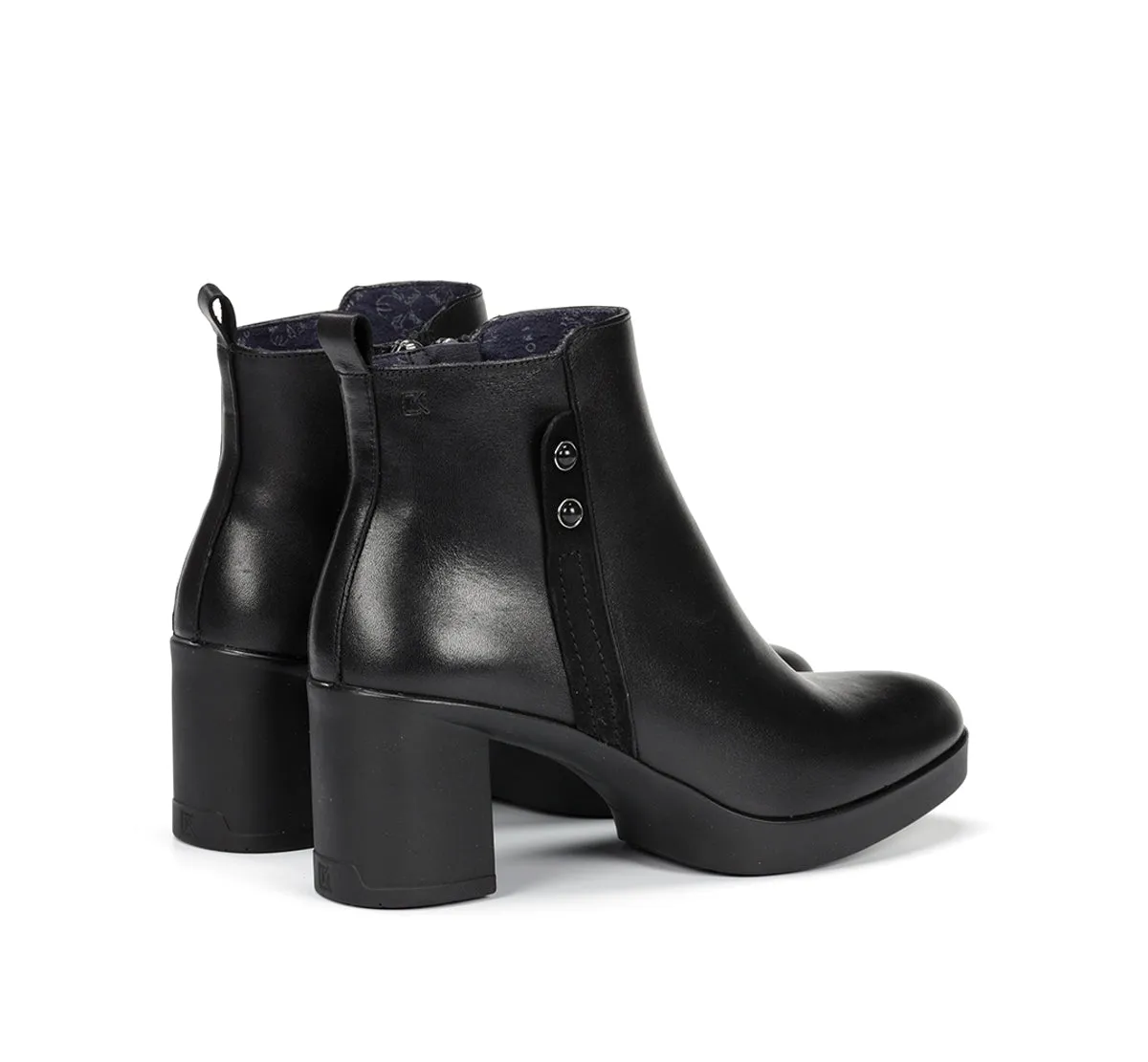 Dorking Elite D9423 stivaletti donna neri con tacco