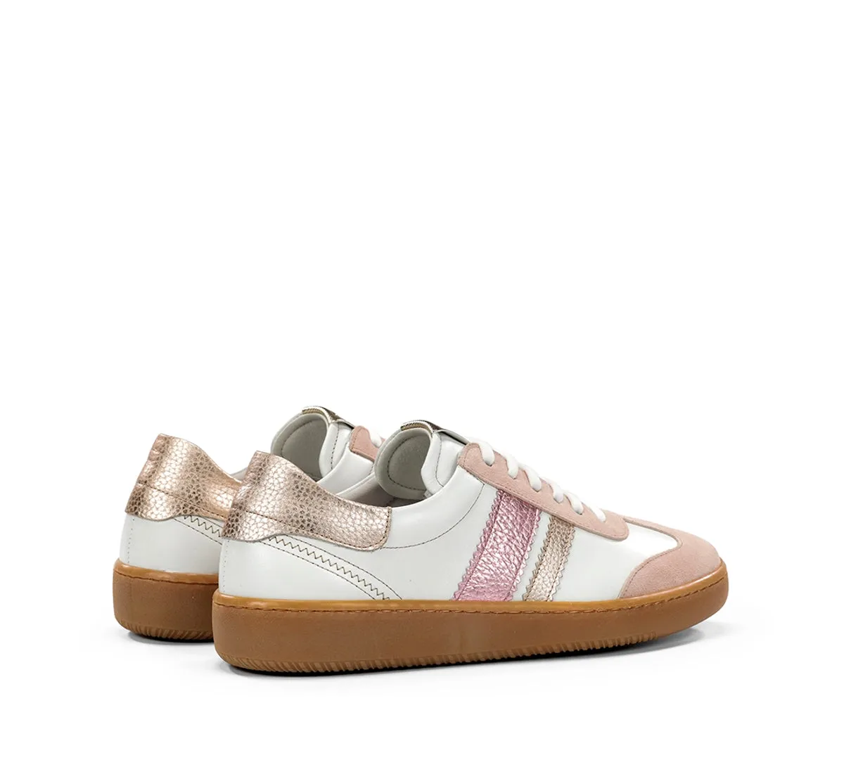 Fluchos Lynn D9476 sneakers donna nude pelle