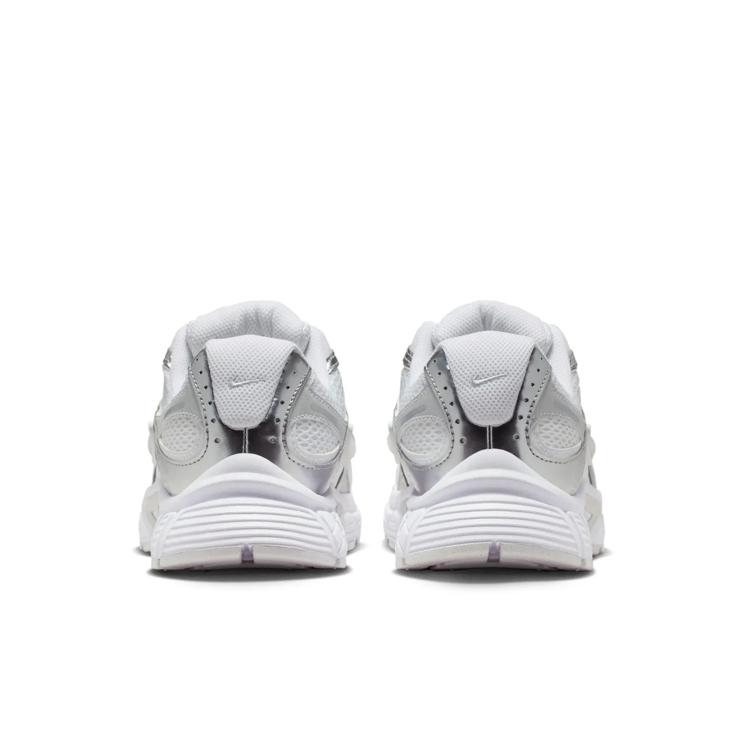 Nike V5 RNR scarpe donna stile Y2K suola spessa argentate