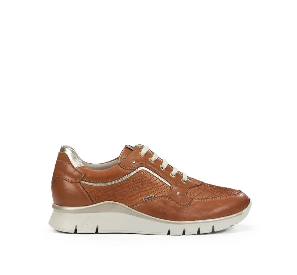 Fluchos Union F2175 sneakers marroni donna pianta ampia