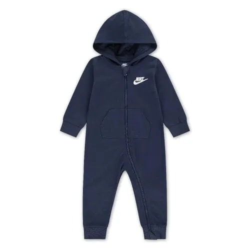 Nike French Terry tuta bimbi nero 12 mesi cotone