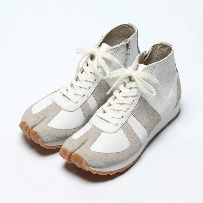 Tabito Brace Trainer tabito26 sneakers white zip laterale