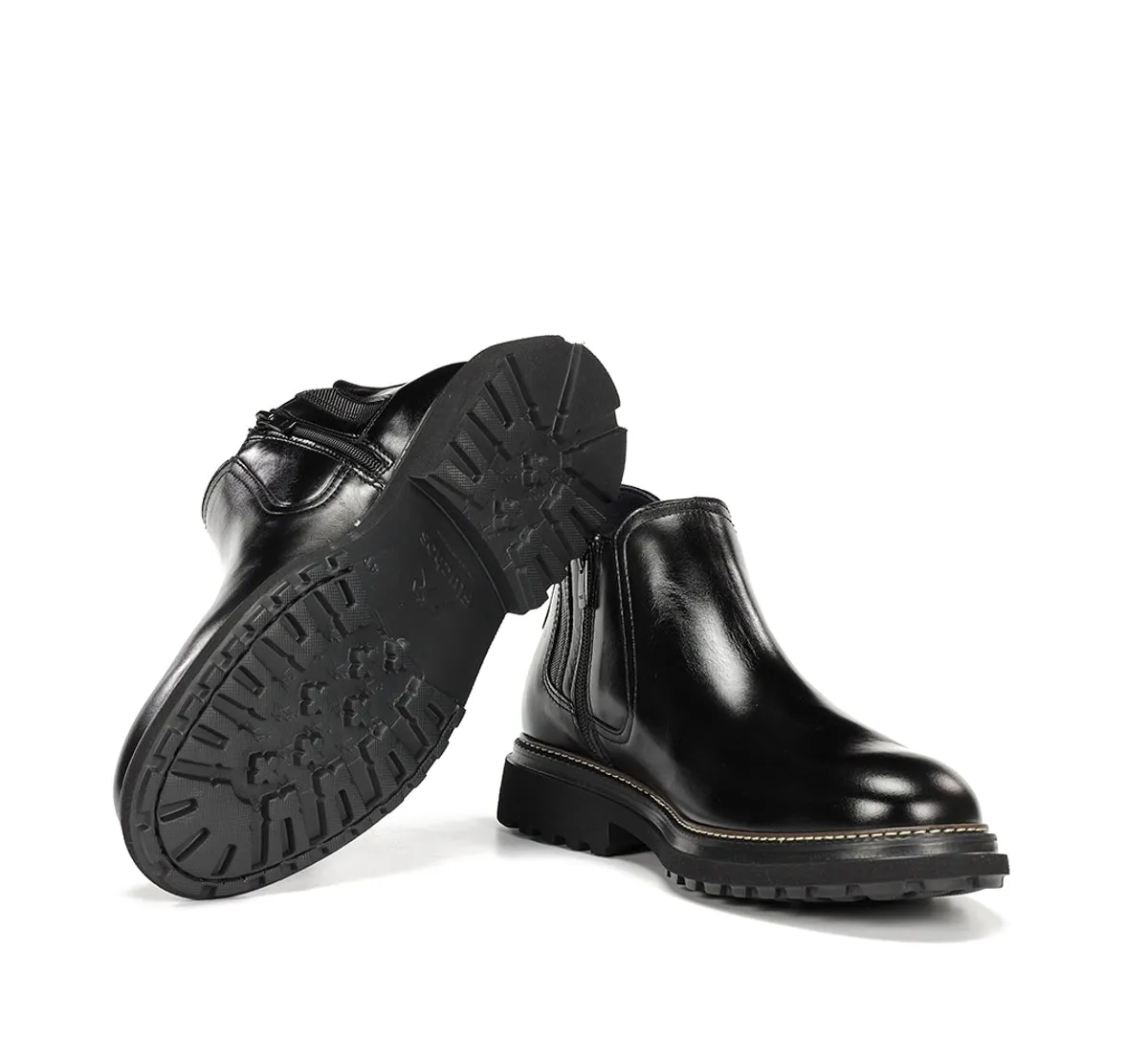 Fluchos Lincon F2057 Stivaletto Uomo Nero Classico