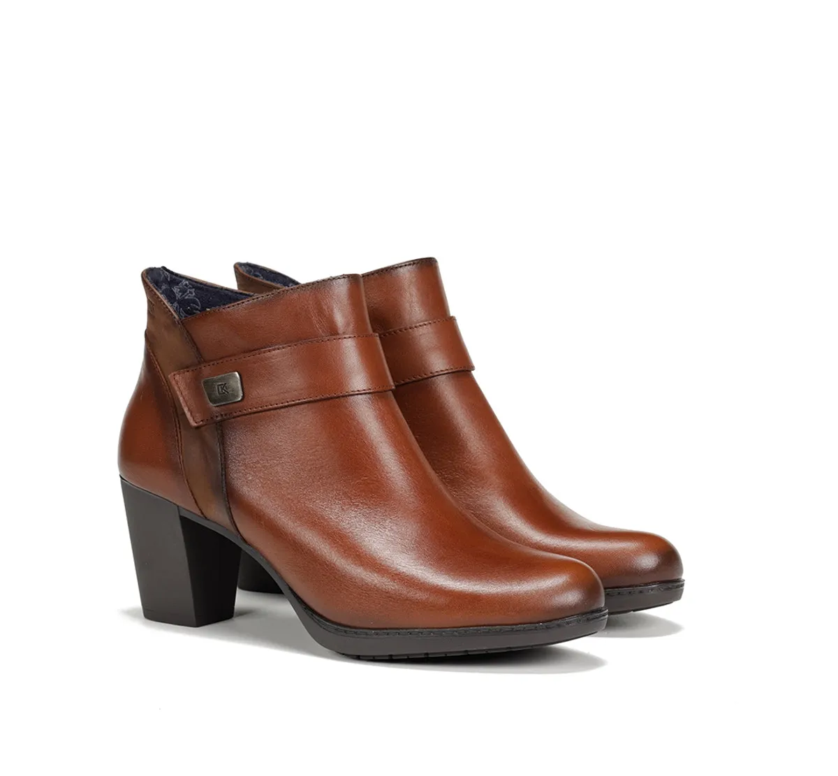Dorking Evelyn D9111 Stivaletti Donna Marroni Tacco Alto