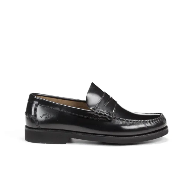 Fluchos Stamford F0047 mocassini uomo neri pelle