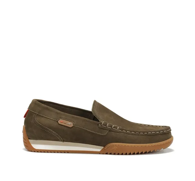 Fluchos Bruno F2432 mocassini uomo verde suola flex