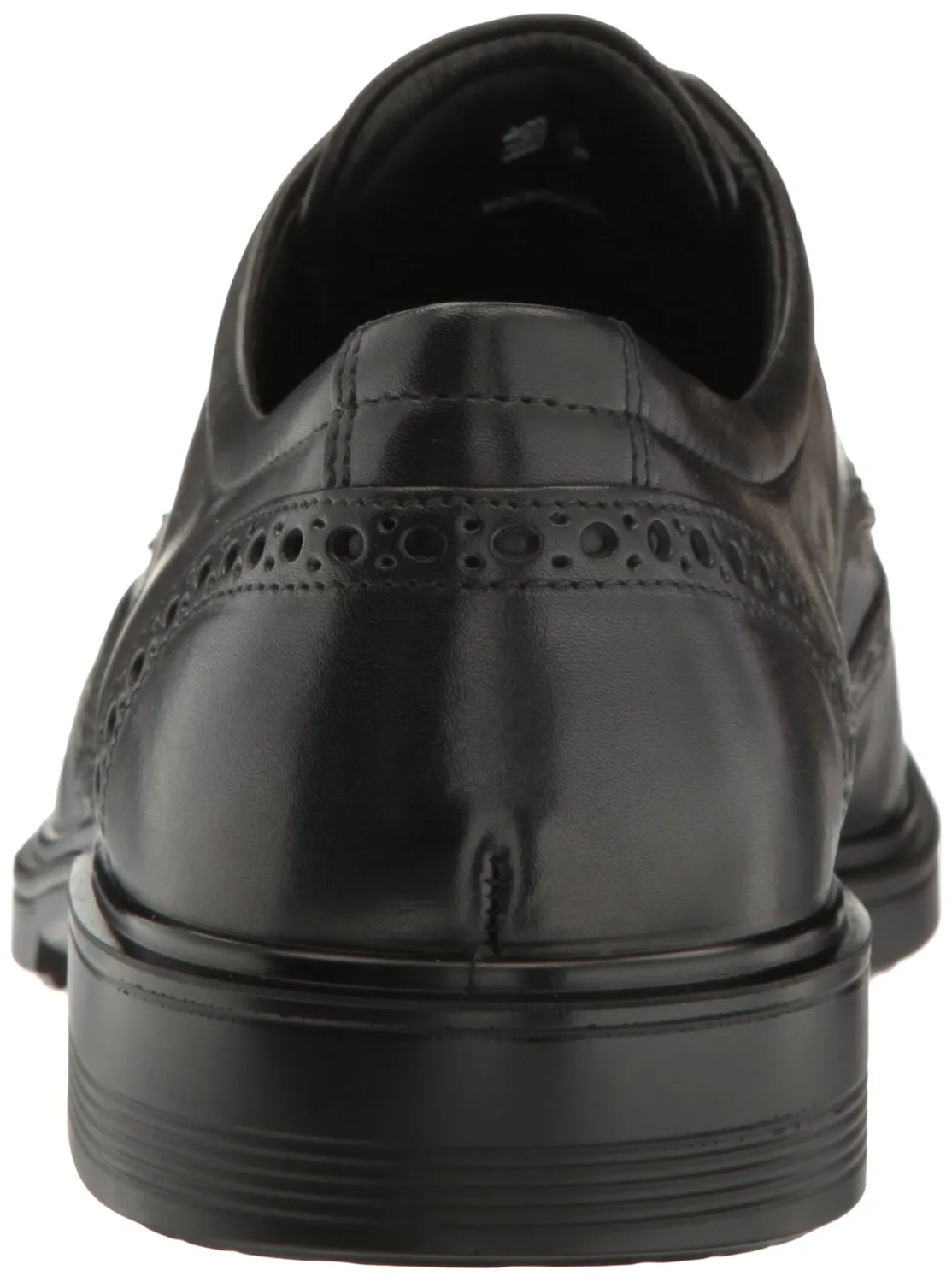 Ecco Lisbon scarpe oxford uomo nere pelle 45