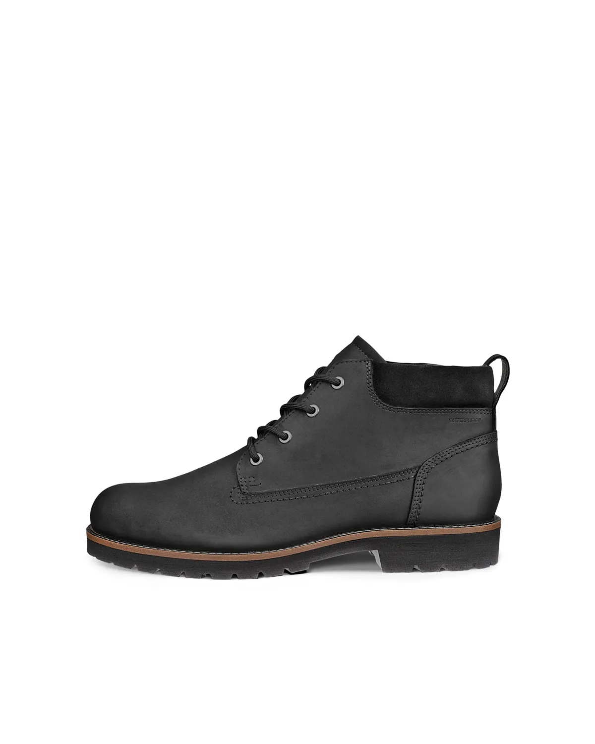 Ecco Charlestown chukka uomo nere impermeabili