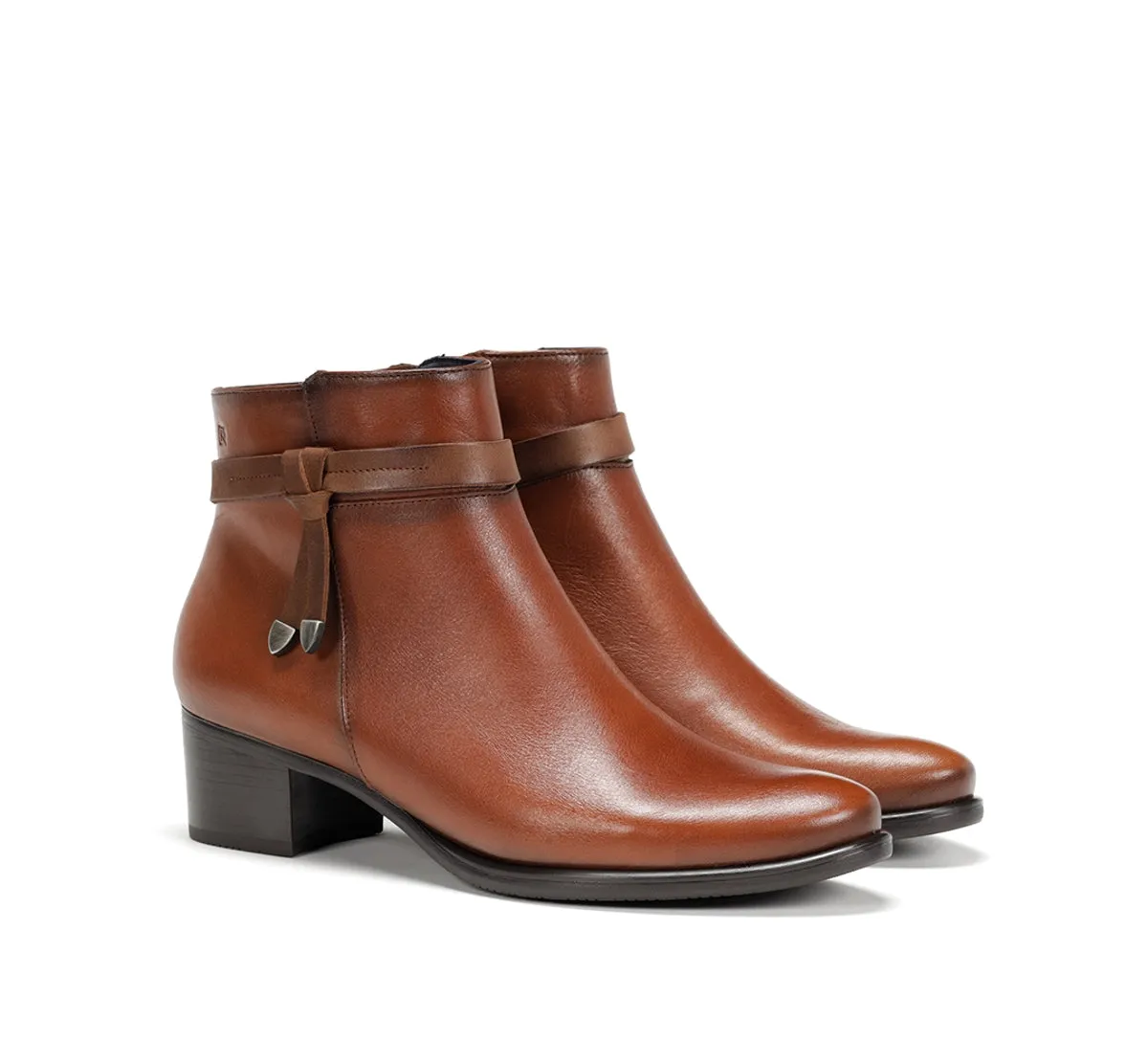 Fluchos Alegria D8889 stivaletti marroni tacco