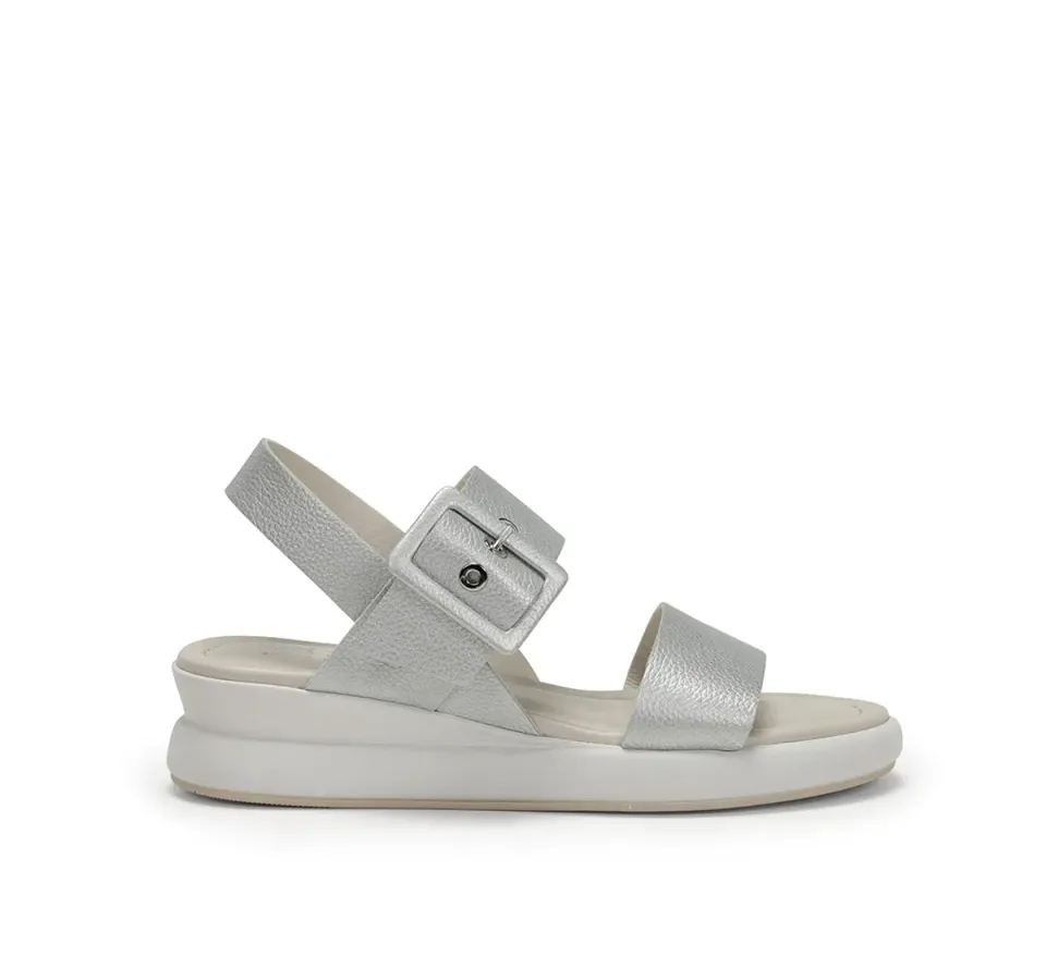 Dorking Slam D9088 sandali donna argento fibbie