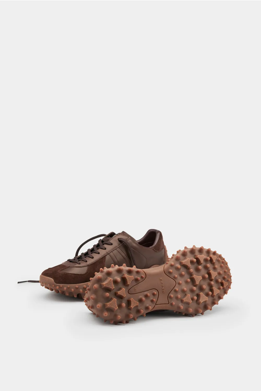 Eytys Aria sneakers pelle espresso suola spike