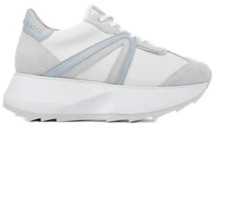 Alexander Smith Chelsea White Rose sneakers donna pelle