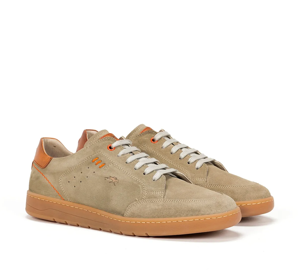 Fluchos Leo F1722 scarpe uomo beige suola caramel