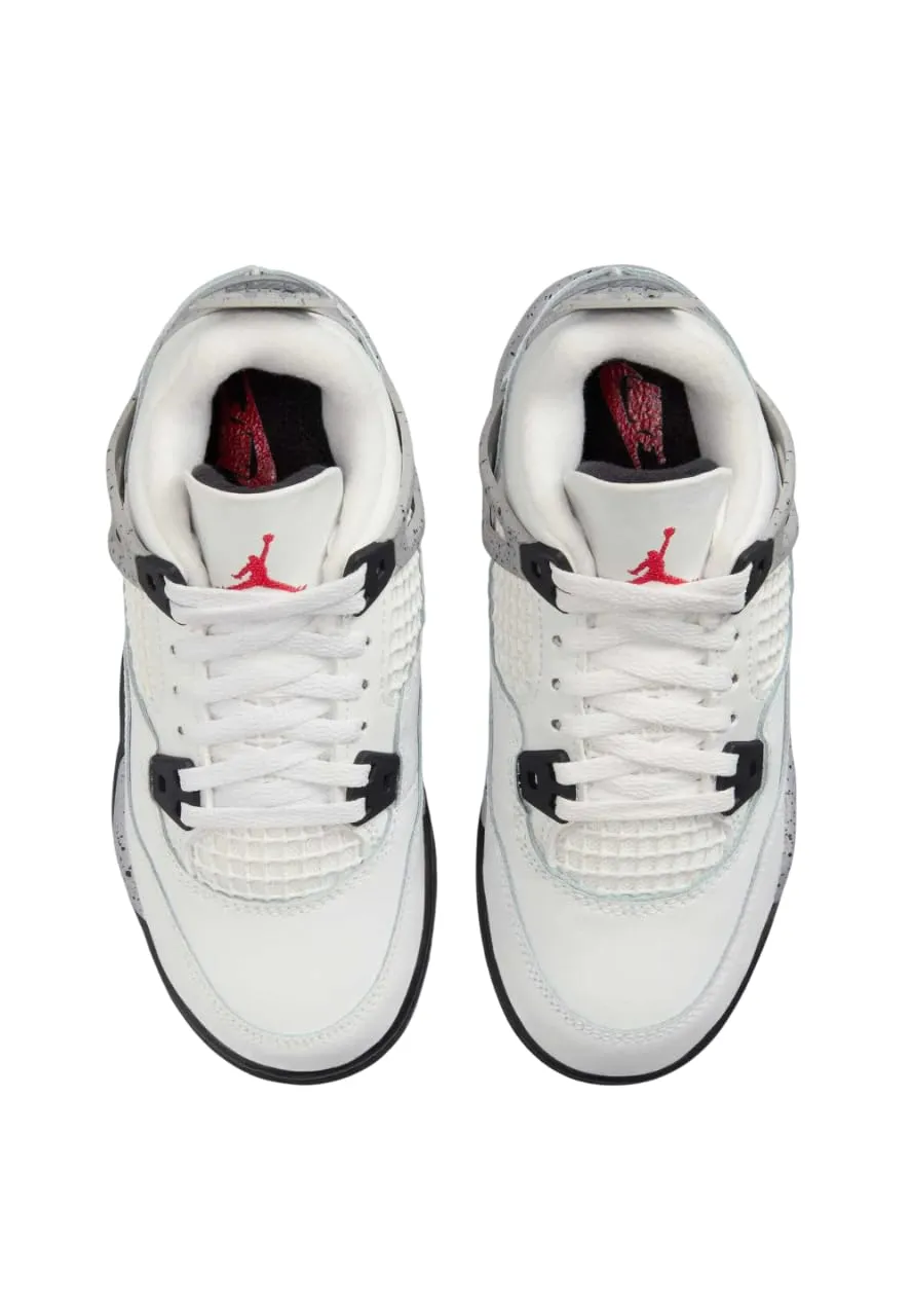 Nike Air Jordan 4 Retro scarpe uomo 46 EU bianco rosso