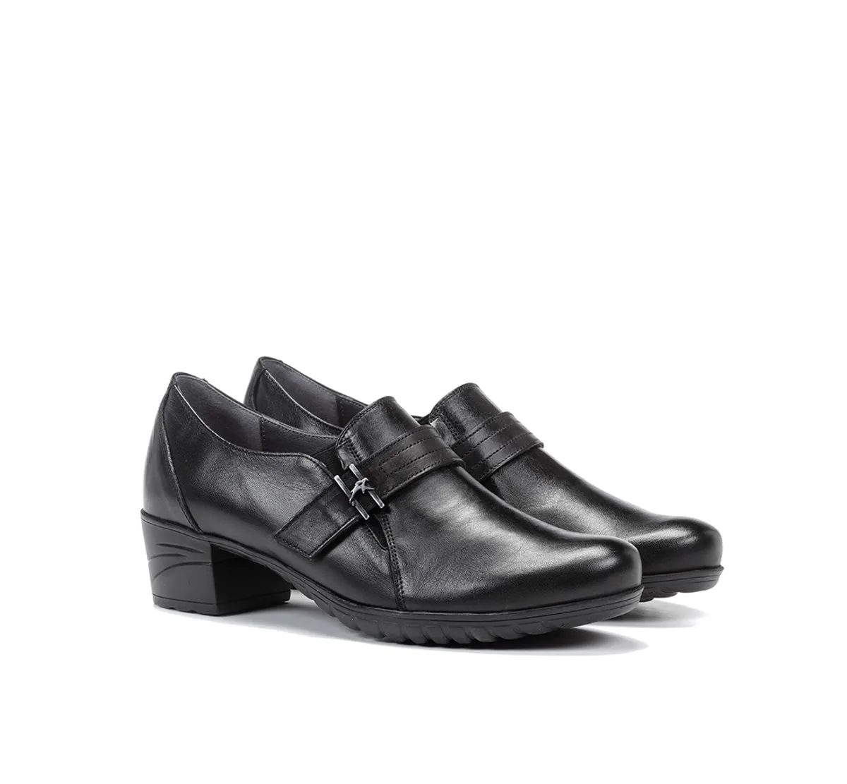 Fluchos Charis F0942 décolleté donna nero tacco medio
