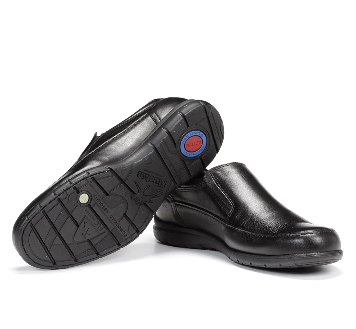 Fluchos Luca 8499 slip on uomo nere ammortizzate