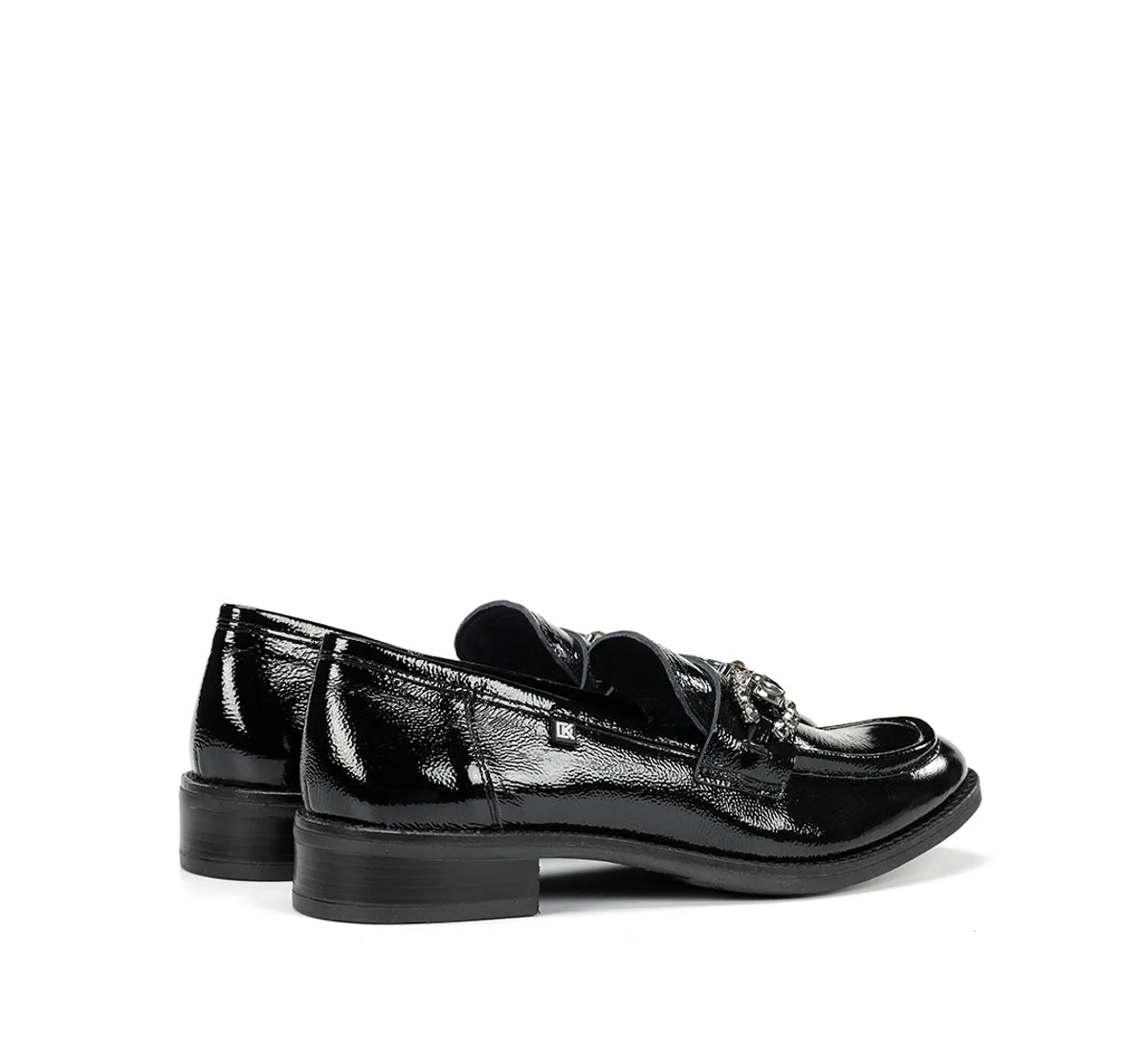 Fluchos Harvard D9118 mocassini neri donna eleganti