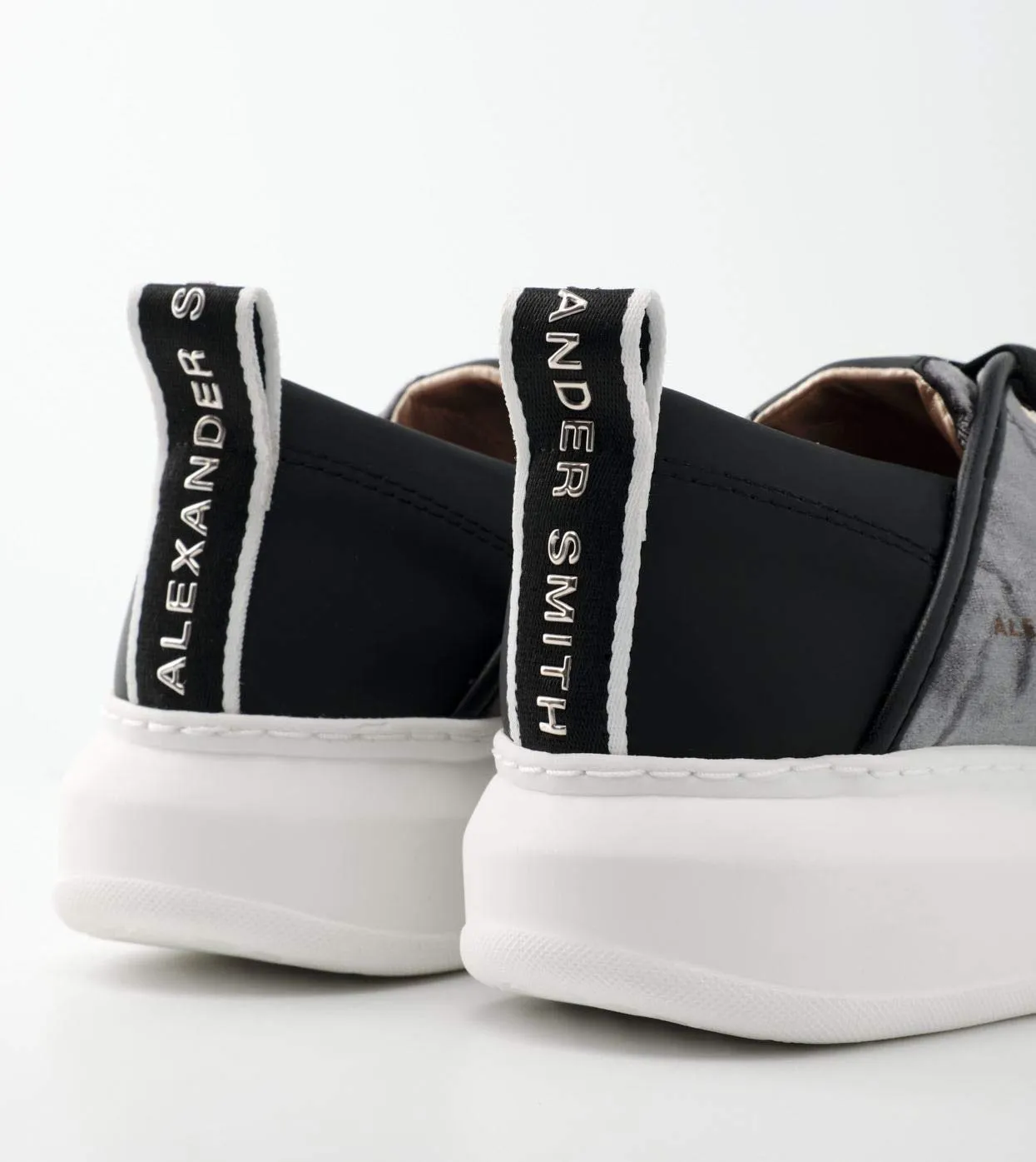 Alexander Smith Wembley Black sneakers donna nero pitone iridescente
