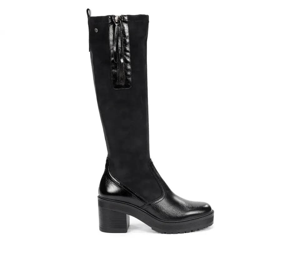Dorking Sarah D9360 stivali donna neri tacco largo