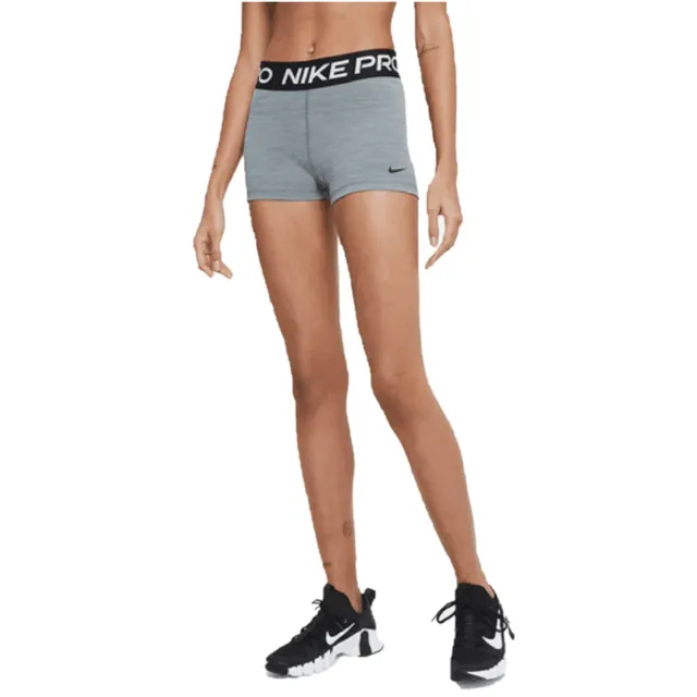 Nike Pro shorts donna XL training elastico grigio