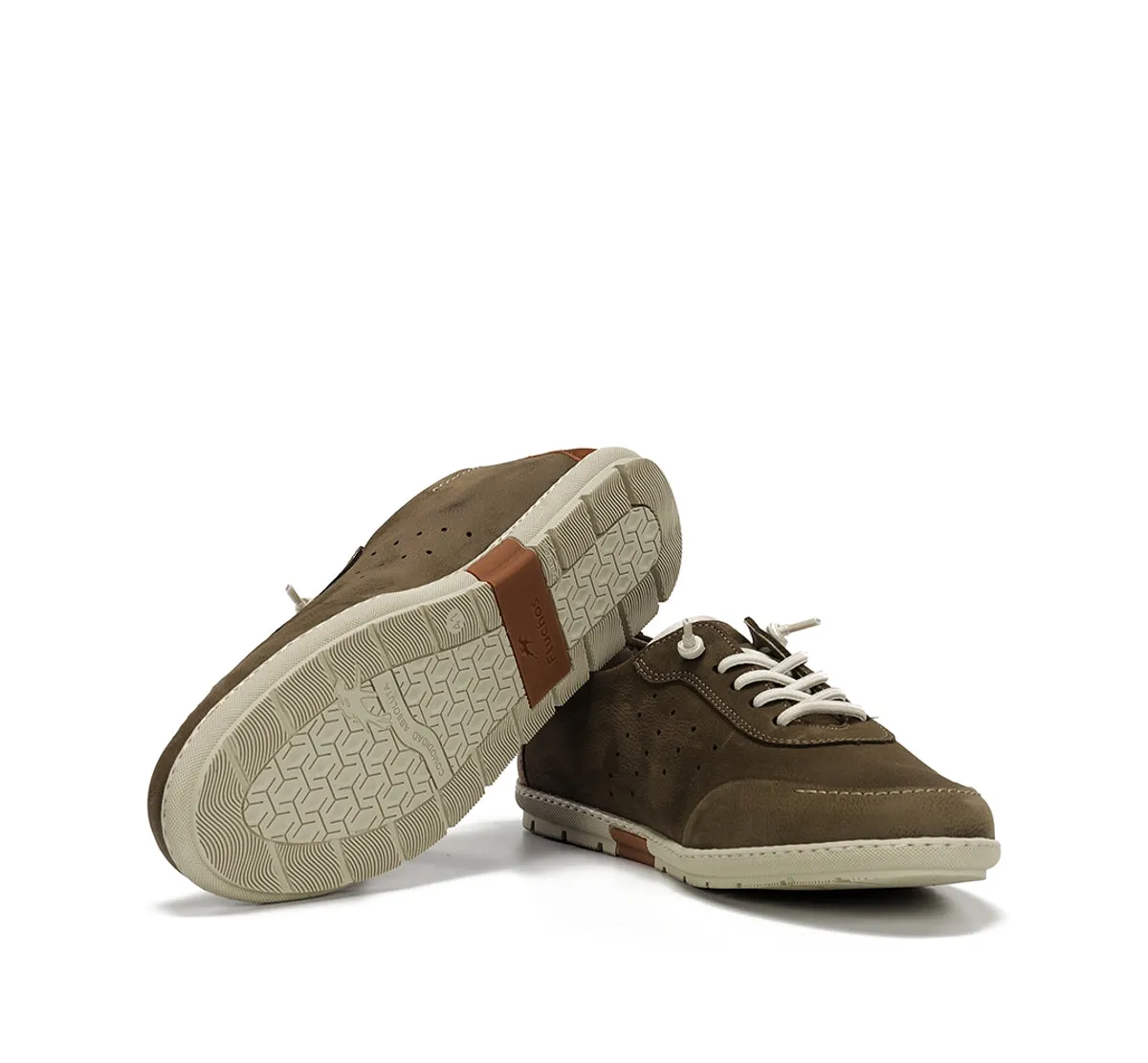 Fluchos Andy F2372 sneakers uomo verde con lacci