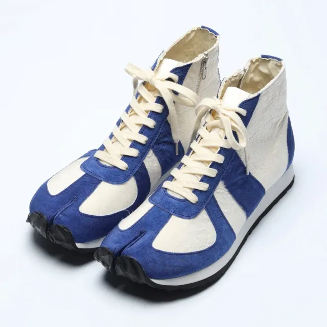 Tabito Brace Trainer tabito22 sneakers bianco-blu zip