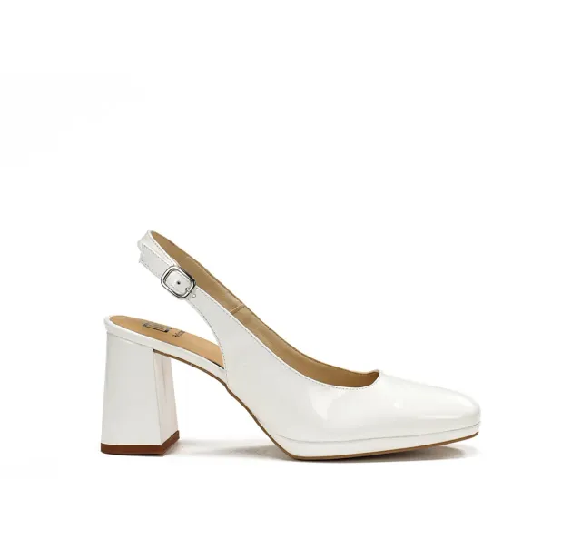 Dorking Karla D9262 scarpe donna bianche tacco