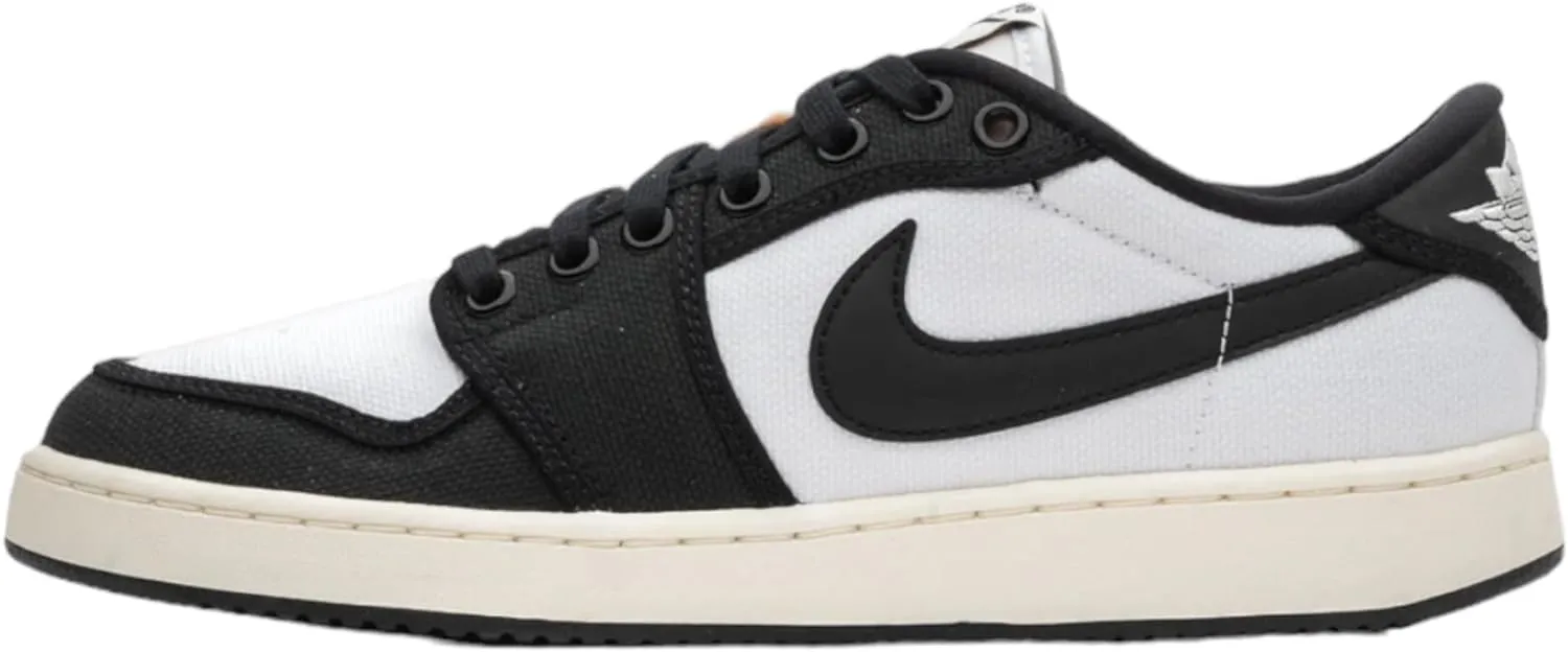Nike Air Jordan 1 Low sneaker uomo 43 EU bianco nero
