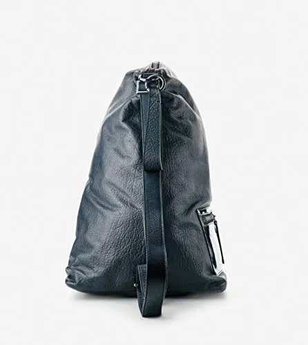 Alexander Smith zaino pelle bottalata tessuto 27 cm made in Italy