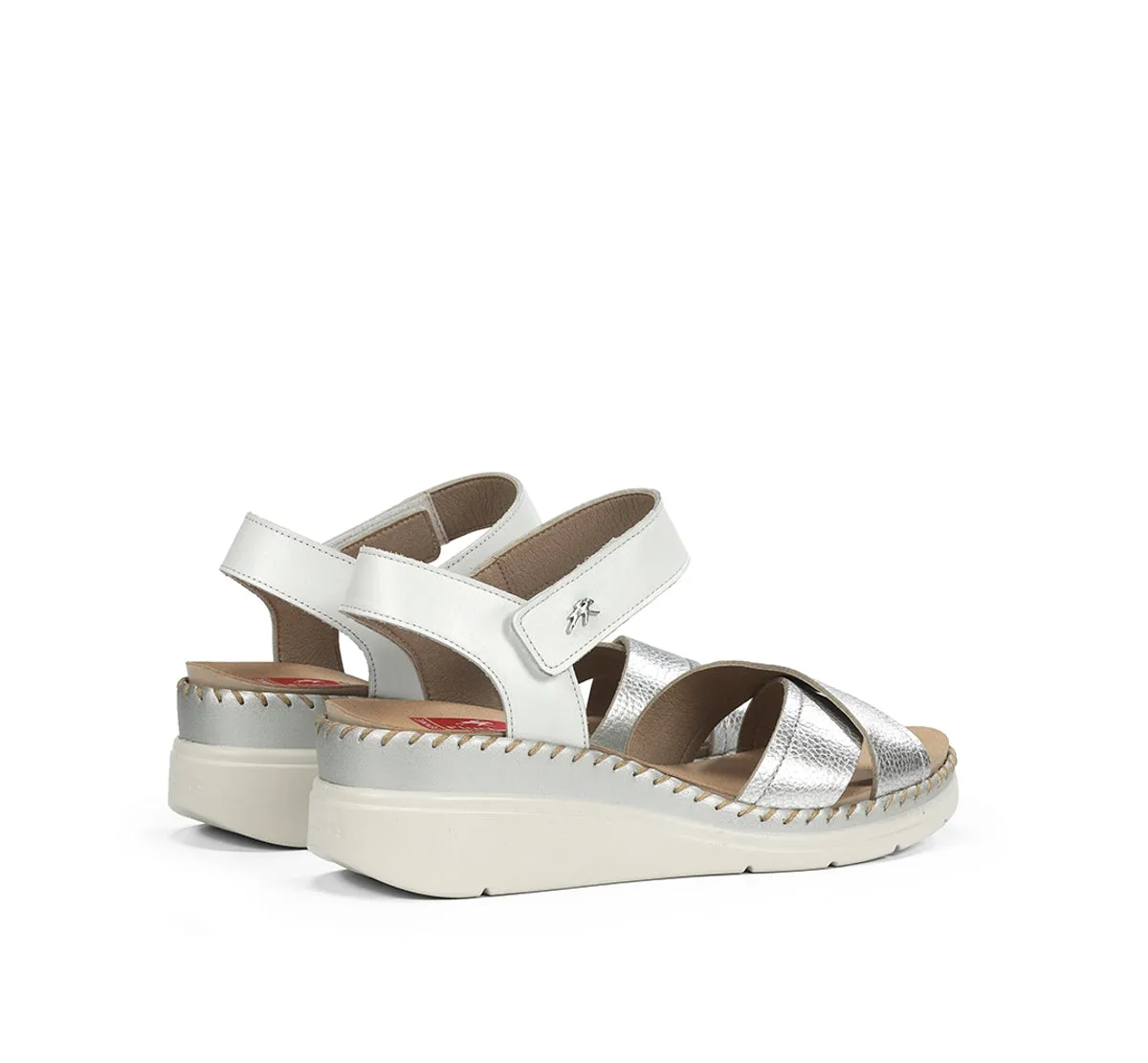 Fluchos Leza F2139 sandalo donna argento flessibile