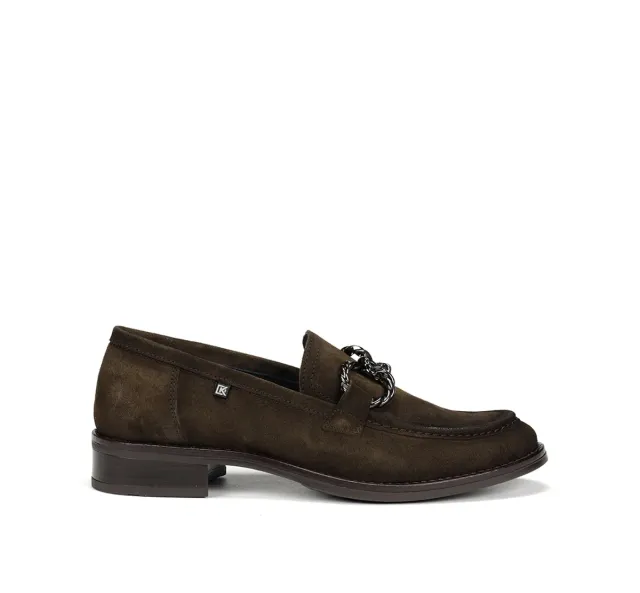 Fluchos Harvard D9117 mocassini donna verdi