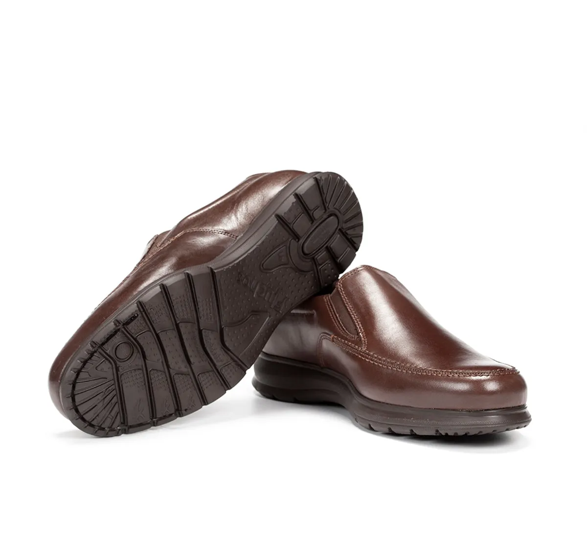 Fluchos Zeta F0603 slip on uomo marroni classici