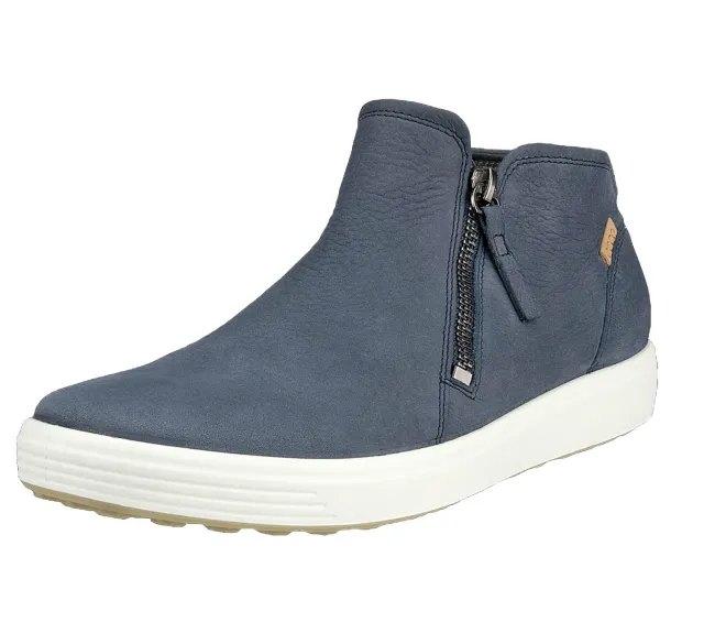 ECCO Soft 7 stivaletti donna 35 EU pelle con zip