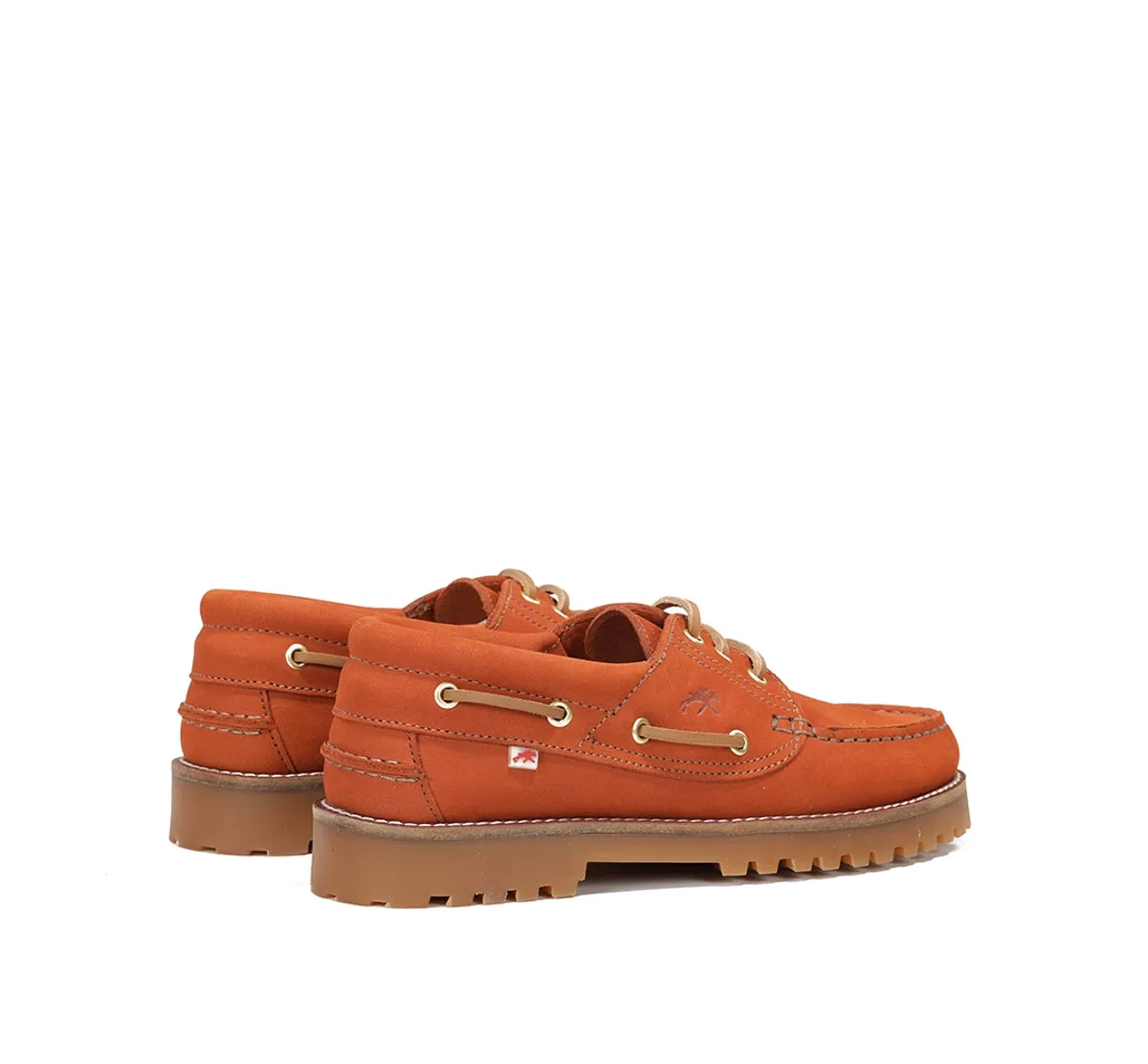 Fluchos Scott F0053 mocassini arancioni donna barca