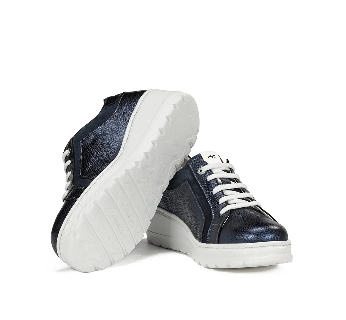 Fluchos Aqua F1997 sneakers donna blu con zeppa