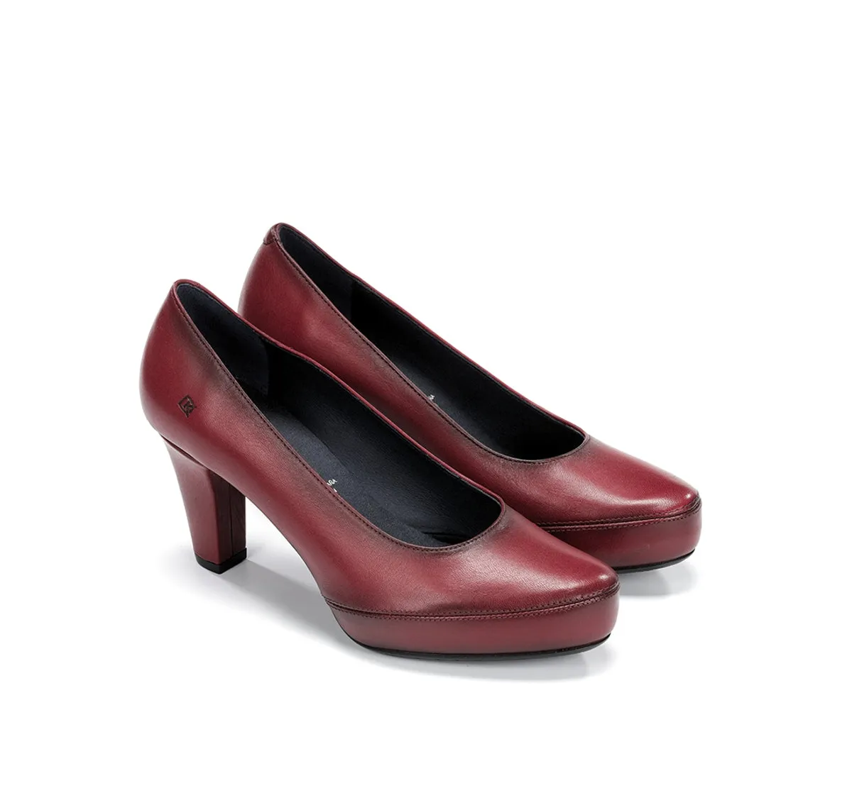 Dorking Blesa D5794 scarpe donna bordeaux tacco