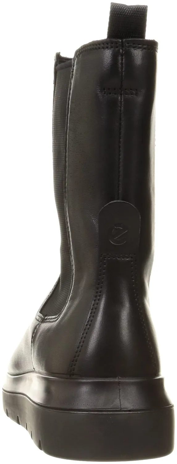 Ecco Nouvelle stivali Chelsea donna nero 35 EU suola alta