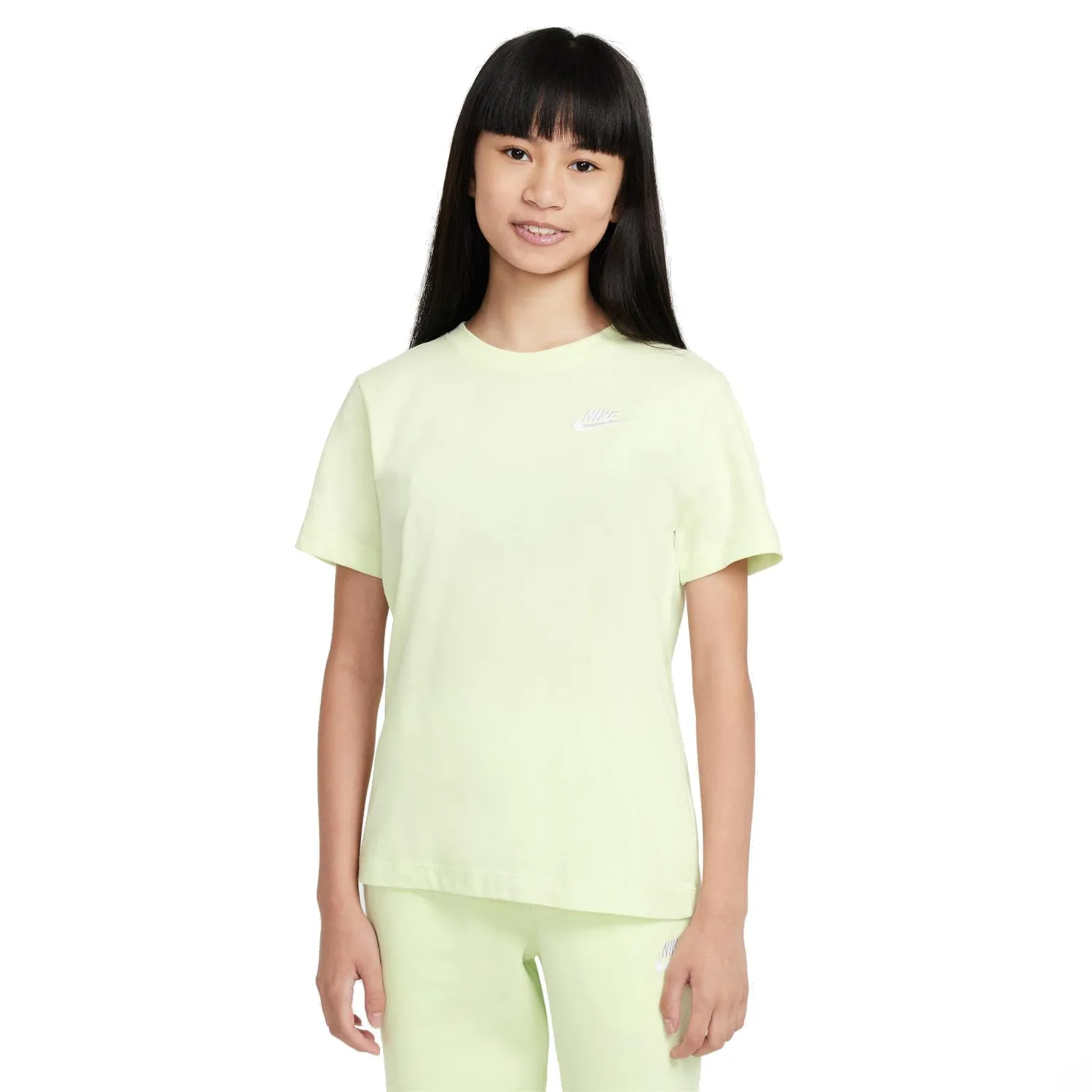 Nike NSW Futura maglietta bambino cotone logo grande