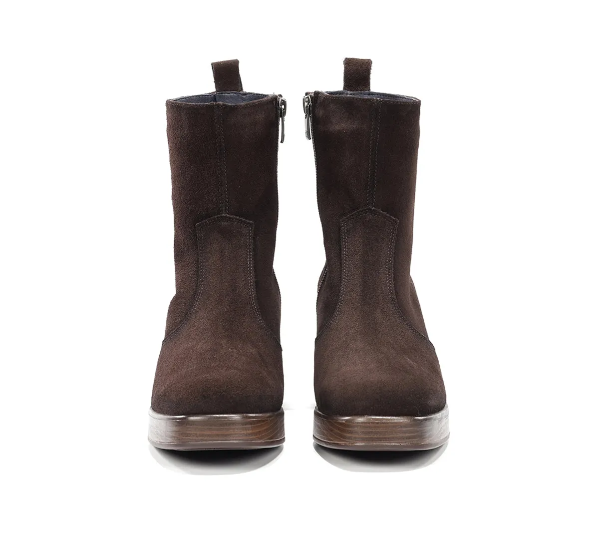 Dorking Cristel D9157 stivaletti donna marrone con platform