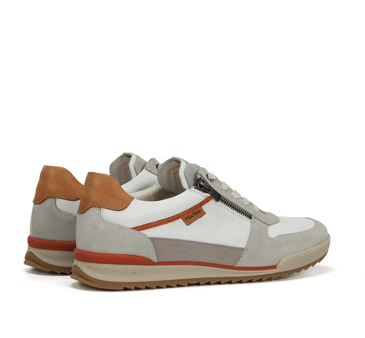 Fluchos Elder F2385 Sneakers Uomo Grigie Pianta Larga