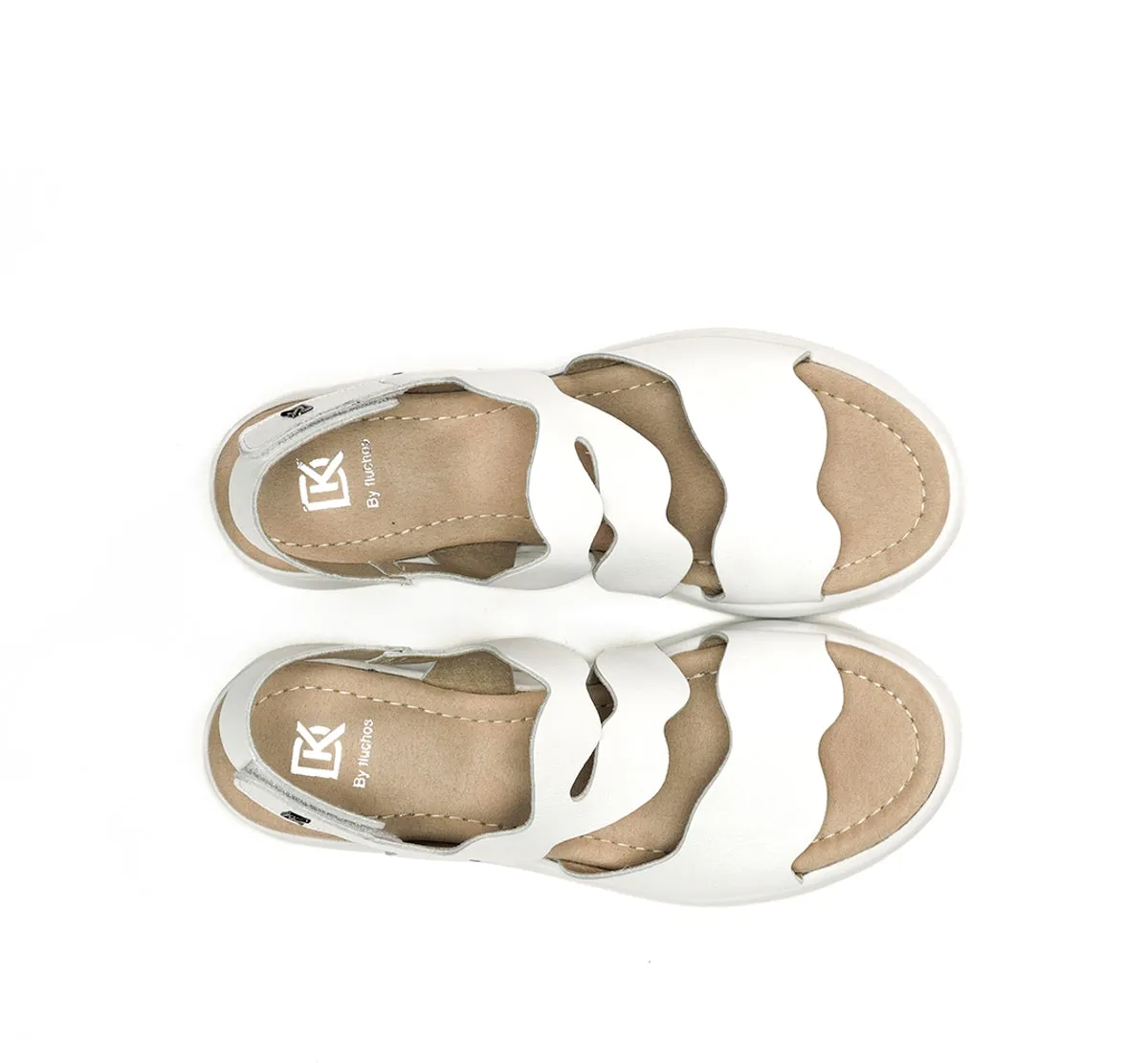 Dorking Slam D9290 sandali donna bianco fibbie