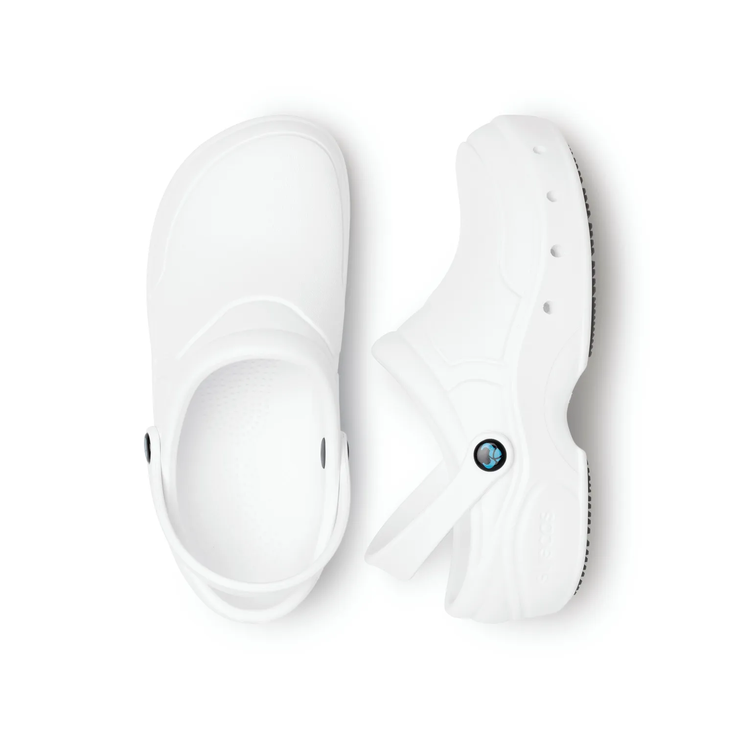 Suecos Thor+ zoccoli lavoro unisex bianchi SRC