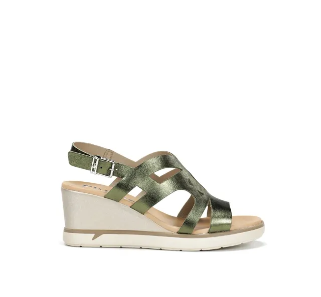 Fluchos Smash F1974 sandali donna verde con zeppa