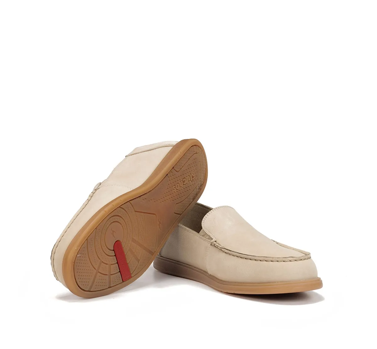 Fluchos TRIBAL F2193 mocassini uomo bianchi estivi