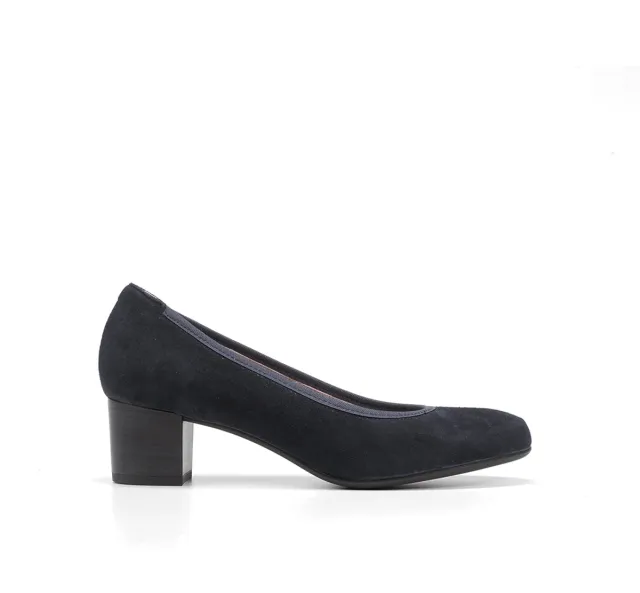 Fluchos Geminis D8469 scarpe donna blu tacco